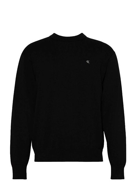 Maglione Calvin Klein Monogram Nero Uomo CALVIN KLEIN | Maglioni | LV04RC309G-UB1